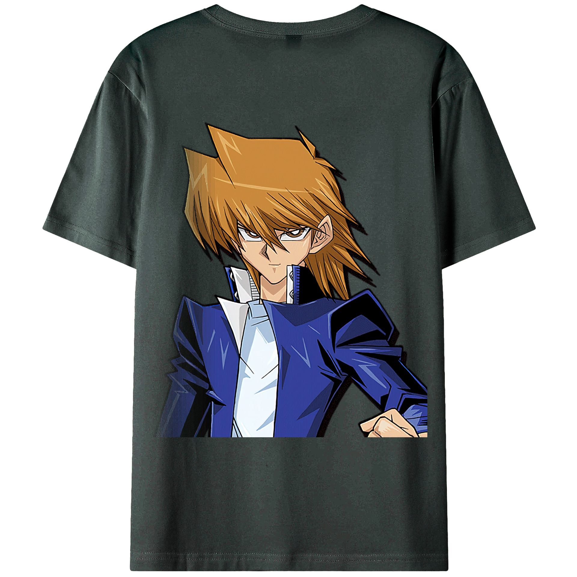 （画像用） 遊☆戯☆王 Yu-Gi-Oh! 綿100％ メンズ半袖Tシャツ（バックプリント） 通気性